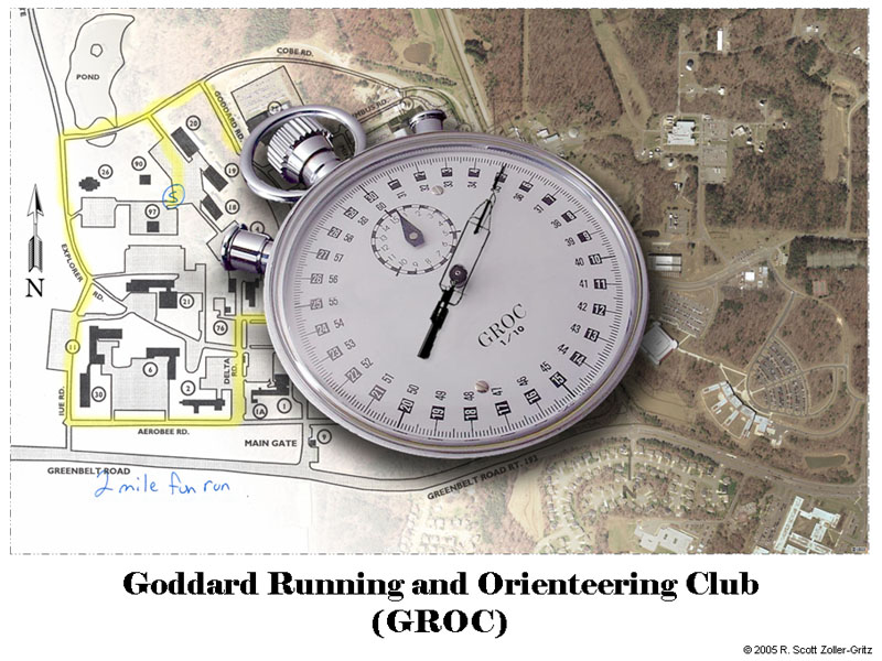 Goddard Running & Orienteering Club new logo by S.Zoller-Gritz
