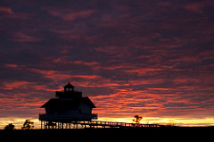 Sunset Lighthouse, copyright Kristin Rutkowski