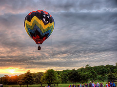 Sunrise Balloon Ride, copyright Bob Haines